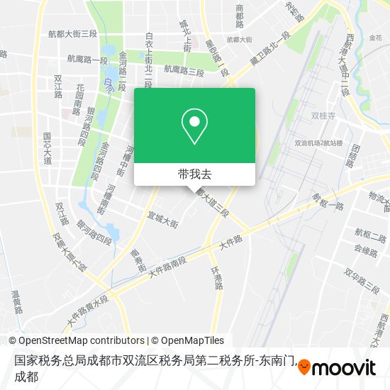 国家税务总局成都市双流区税务局第二税务所-东南门地图