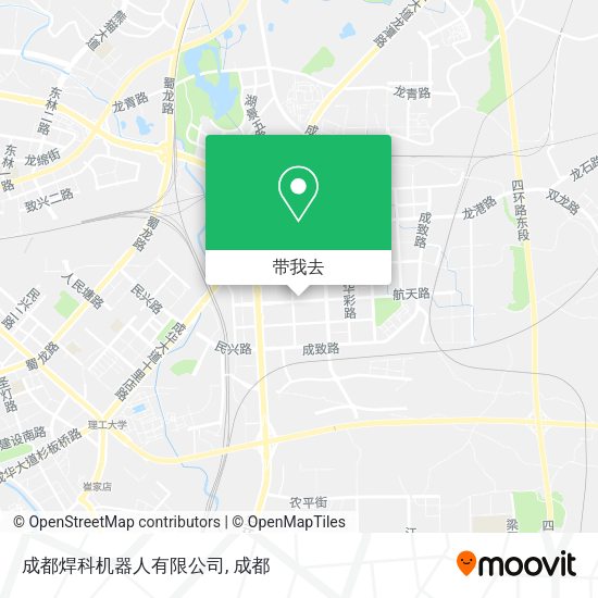 成都焊科机器人有限公司地图