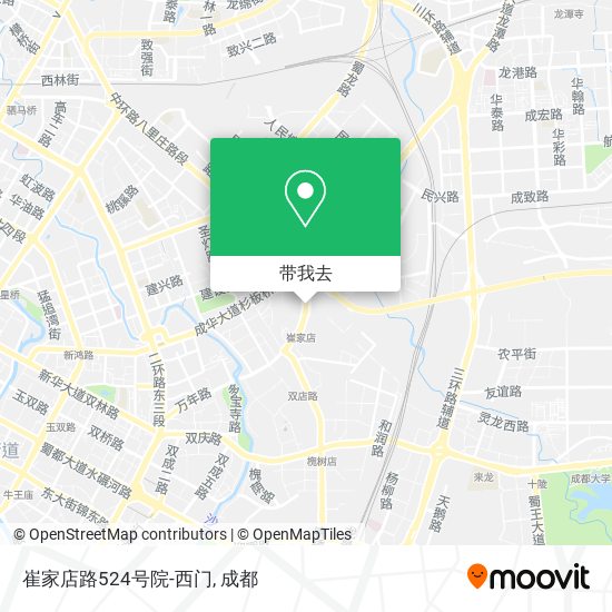 崔家店路524号院-西门地图