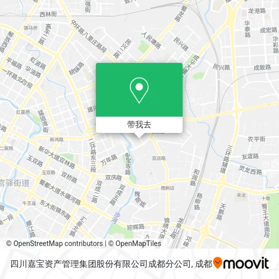 四川嘉宝资产管理集团股份有限公司成都分公司地图
