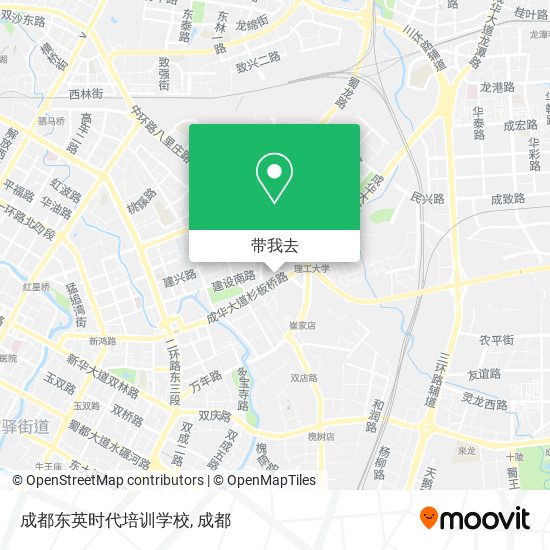 成都东英时代培训学校地图