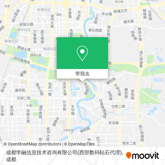 成都学融信息技术咨询有限公司(西部数码钻石代理)地图
