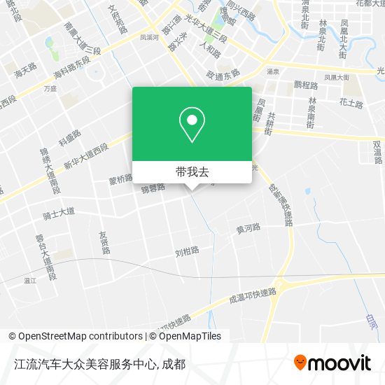 江流汽车大众美容服务中心地图