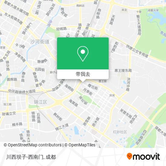 川西坝子-西南门地图
