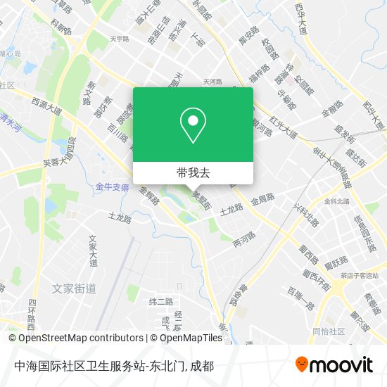 中海国际社区卫生服务站-东北门地图