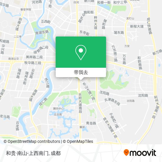 和贵·南山-上西南门地图