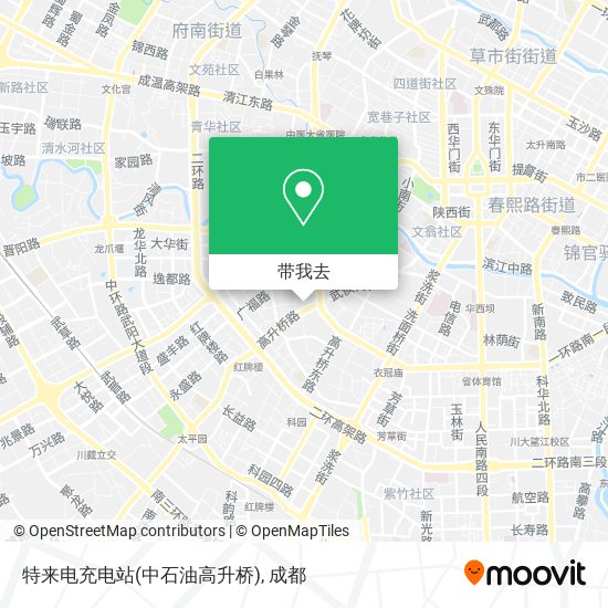 特来电充电站(中石油高升桥)地图