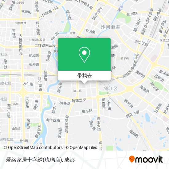 爱络家居十字绣(琉璃店)地图