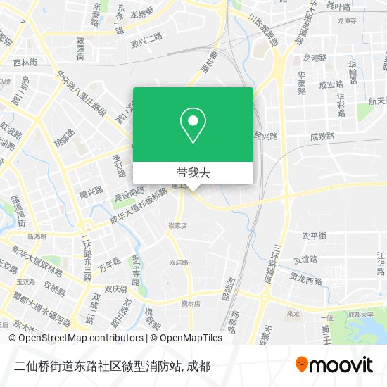 二仙桥街道东路社区微型消防站地图