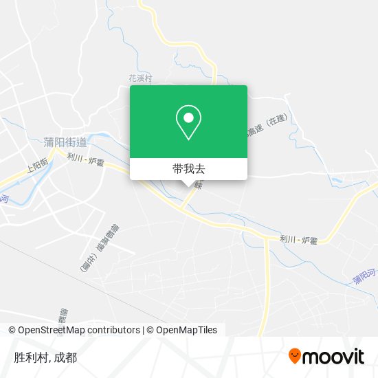 胜利村地图