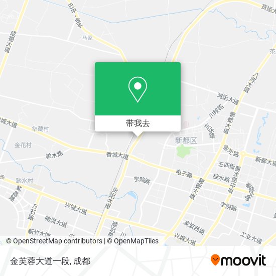 金芙蓉大道一段地图