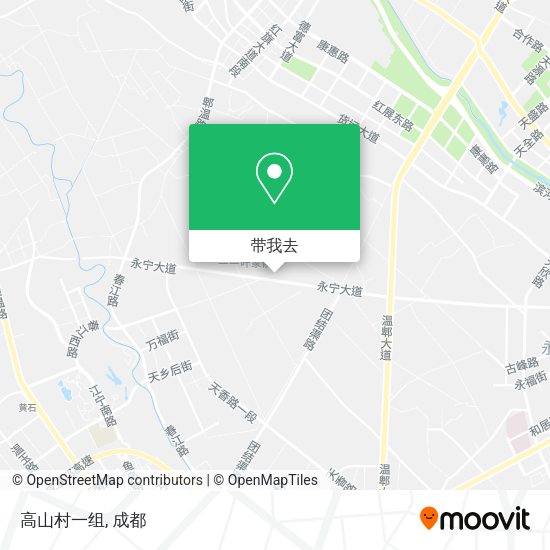 高山村一组地图