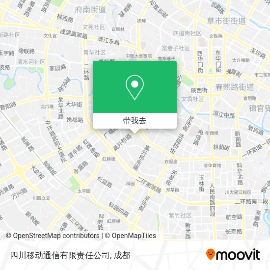 四川移动通信有限责任公司地图