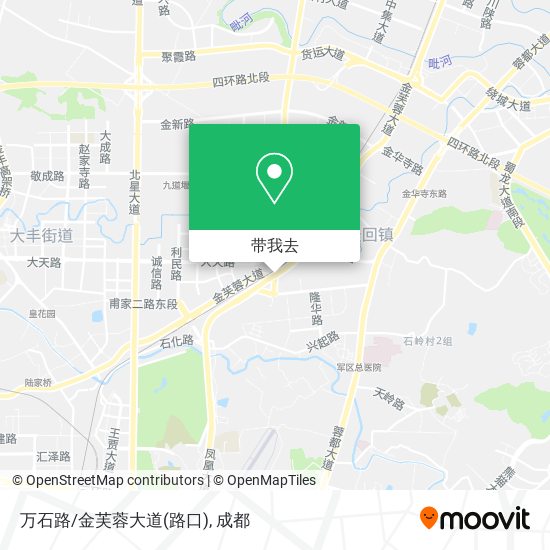 万石路/金芙蓉大道(路口)地图