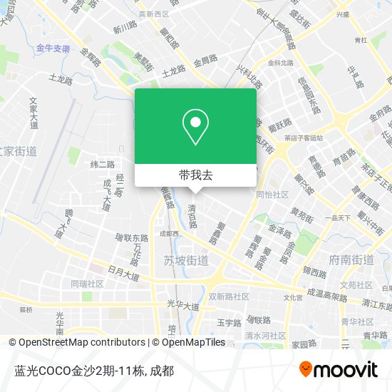 蓝光COCO金沙2期-11栋地图