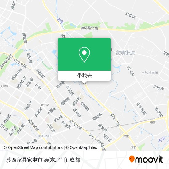 沙西家具家电市场(东北门)地图