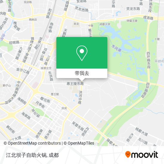 江北坝子自助火锅地图