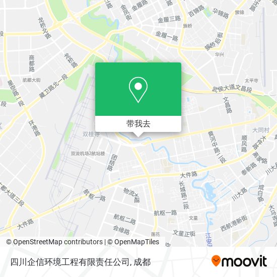 四川企信环境工程有限责任公司地图