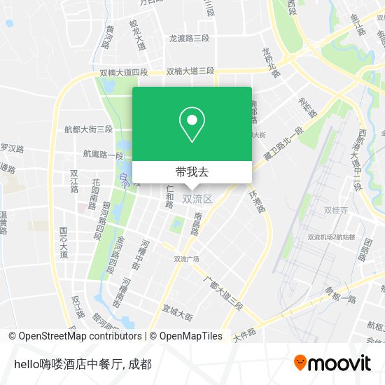 hello嗨喽酒店中餐厅地图