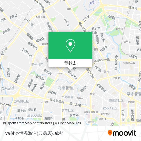 V9健身恒温游泳(云鼎店)地图