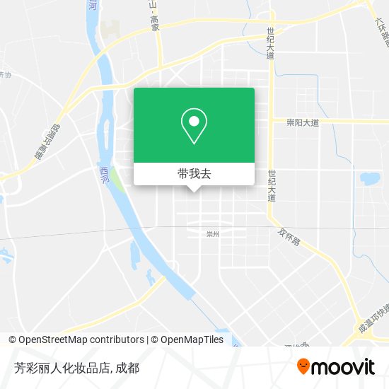 芳彩丽人化妆品店地图
