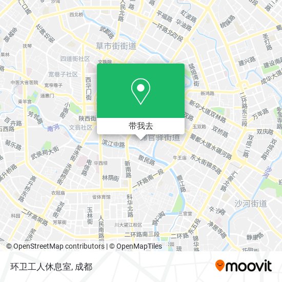 环卫工人休息室地图