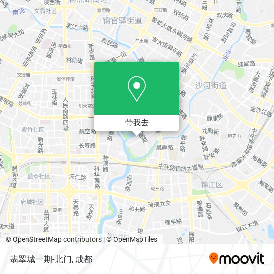 翡翠城一期-北门地图