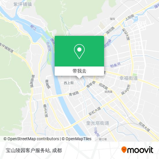宝山陵园客户服务站地图