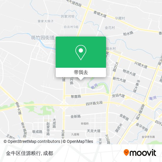 金牛区佳源粮行地图