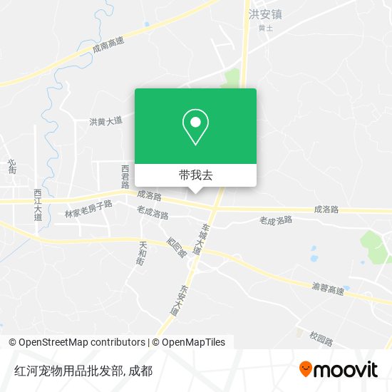 红河宠物用品批发部地图