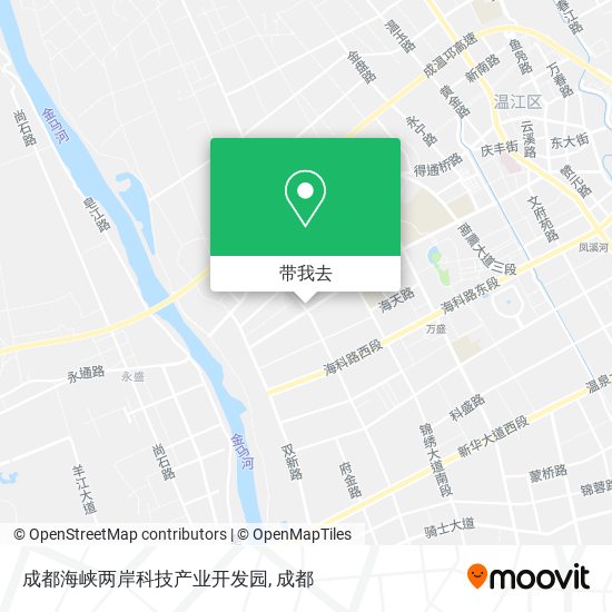 成都海峡两岸科技产业开发园地图