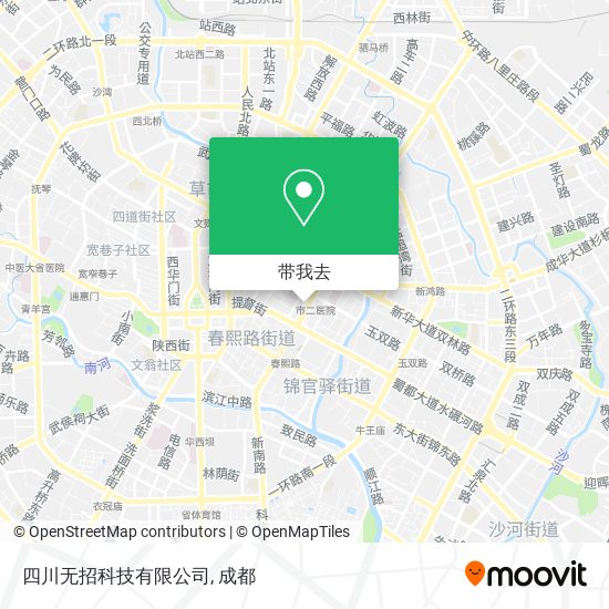 四川无招科技有限公司地图