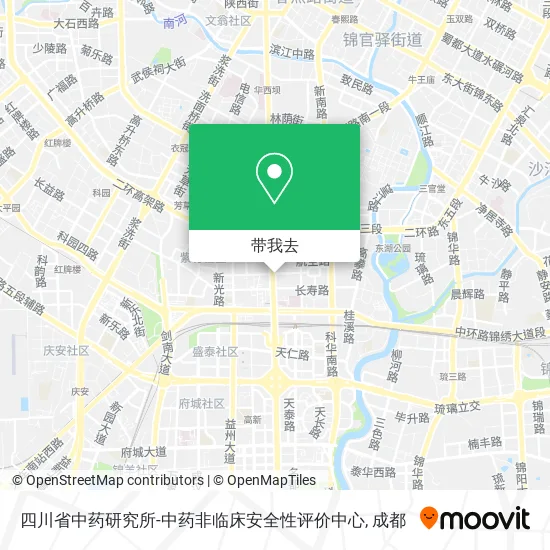四川省中药研究所-中药非临床安全性评价中心地图
