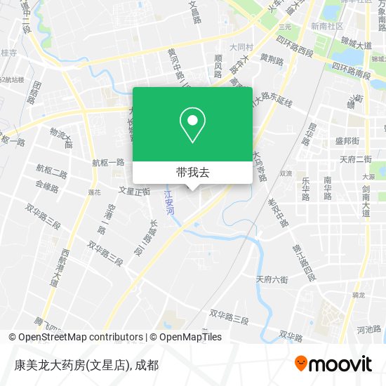 康美龙大药房(文星店)地图