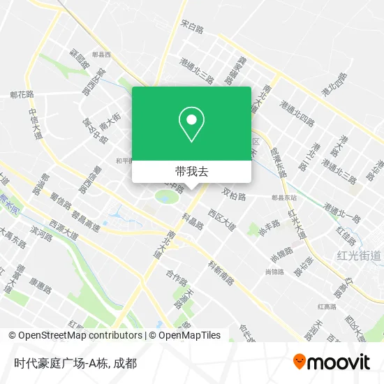 时代豪庭广场-A栋地图