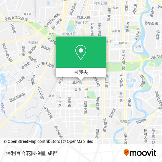 保利百合花园-9幢地图
