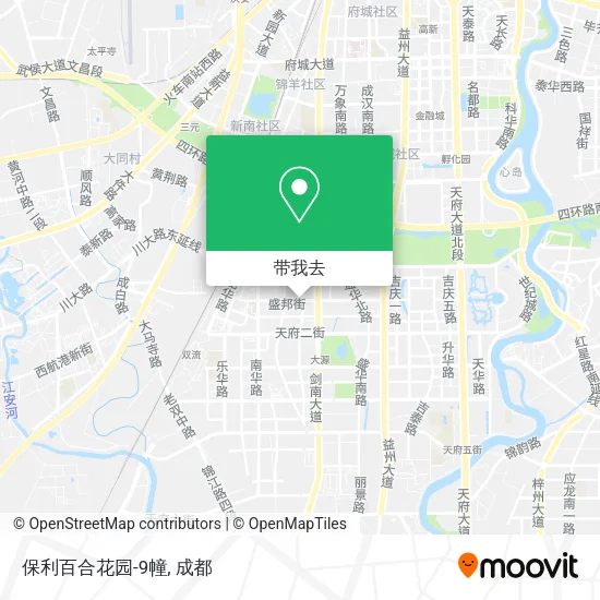 保利百合花园-9幢地图