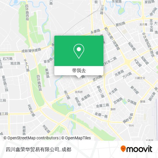 四川鑫荣华贸易有限公司地图