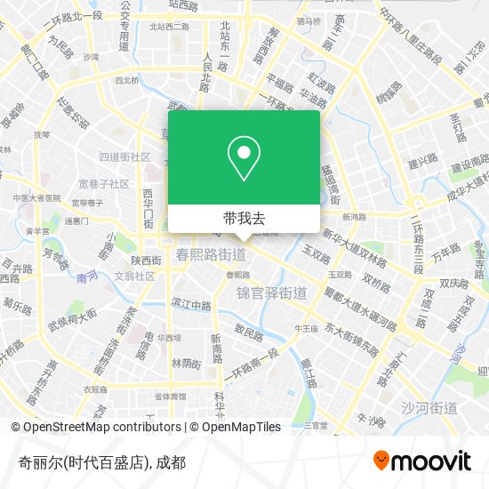 奇丽尔(时代百盛店)地图