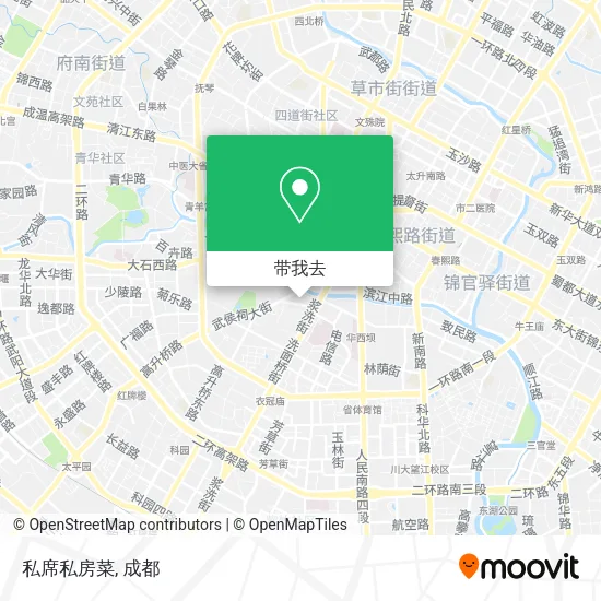 私席私房菜地图