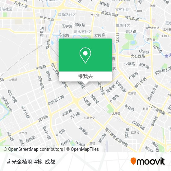 蓝光金楠府-4栋地图