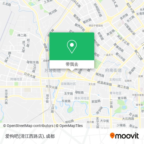 爱狗吧(清江西路店)地图