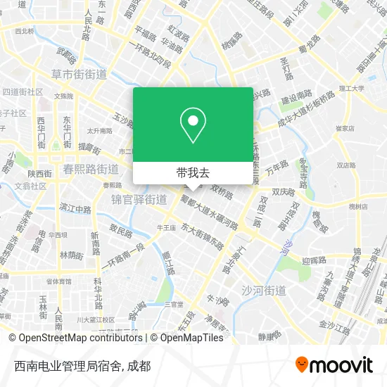 西南电业管理局宿舍地图