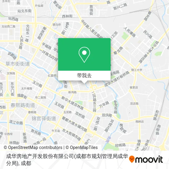 成华房地产开发股份有限公司(成都市规划管理局成华分局)地图