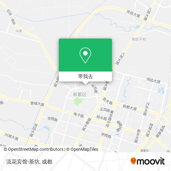 流花宾馆-茶坊地图