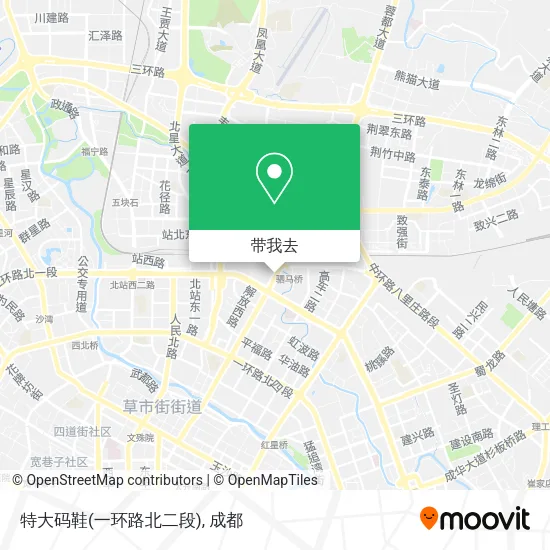 特大码鞋(一环路北二段)地图