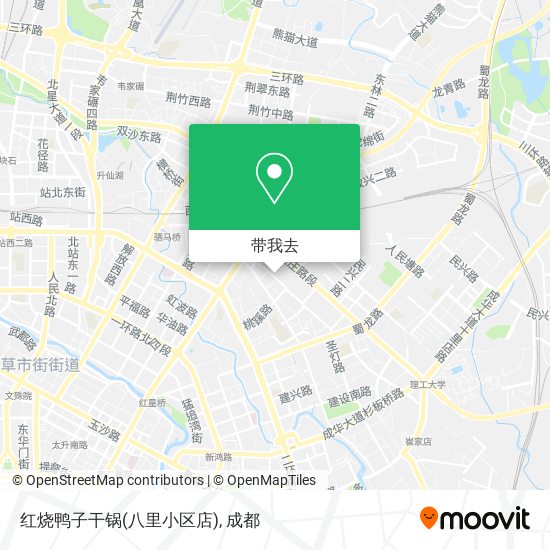 红烧鸭子干锅(八里小区店)地图