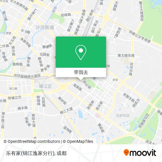 乐有家(锦江逸家分行)地图