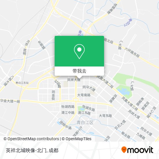 英祥北城映像-北门地图