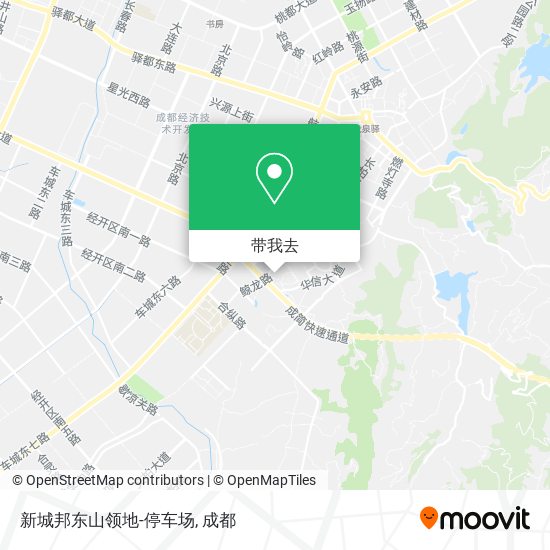 新城邦东山领地-停车场地图